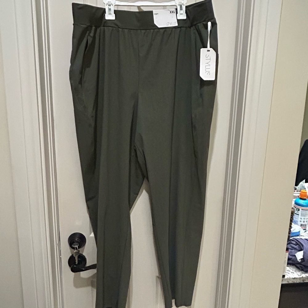 Stylus Olive Green Joggers NWT